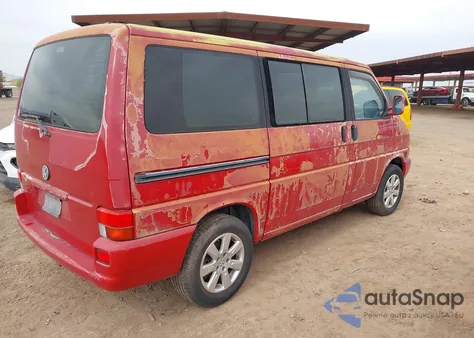 1999 Volkswagen Eurovan Mv from USA, damaged, VIN WV2MH2701XH001411